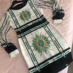 A long sleeve party dress